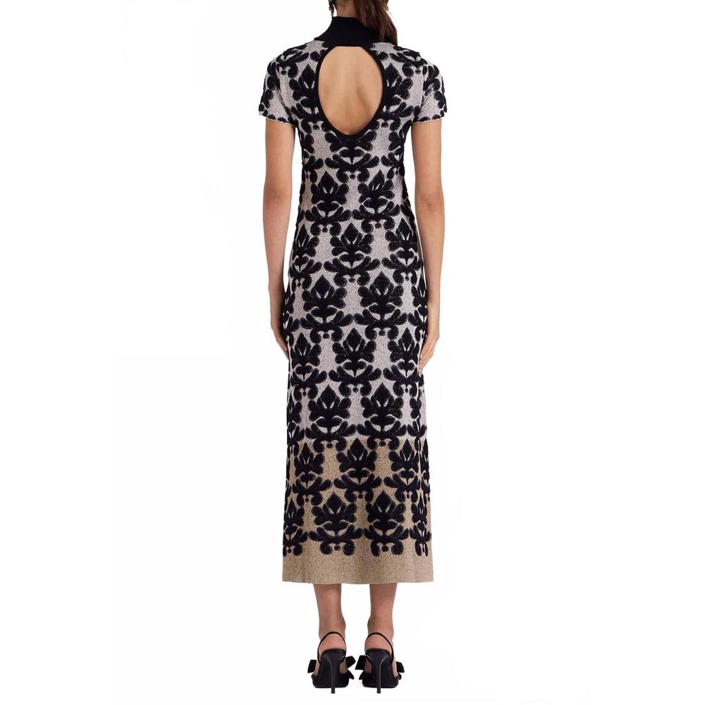 NEW LA DOUBLEJ herald long dress in silver - Picture 2 of 3